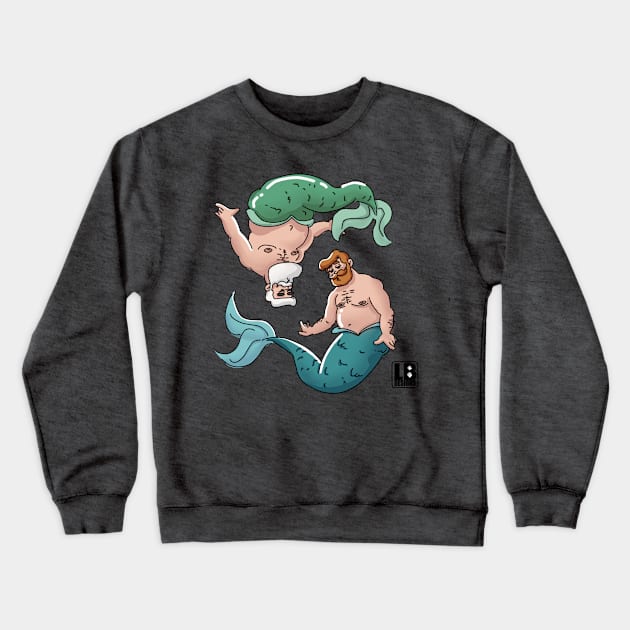 Merman Crewneck Sweatshirt by LessandroBarbosa